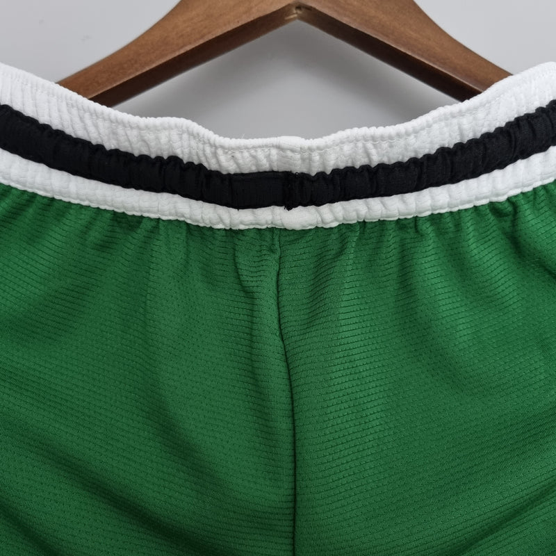 Short NBA noir et vert des Boston Celtics 
