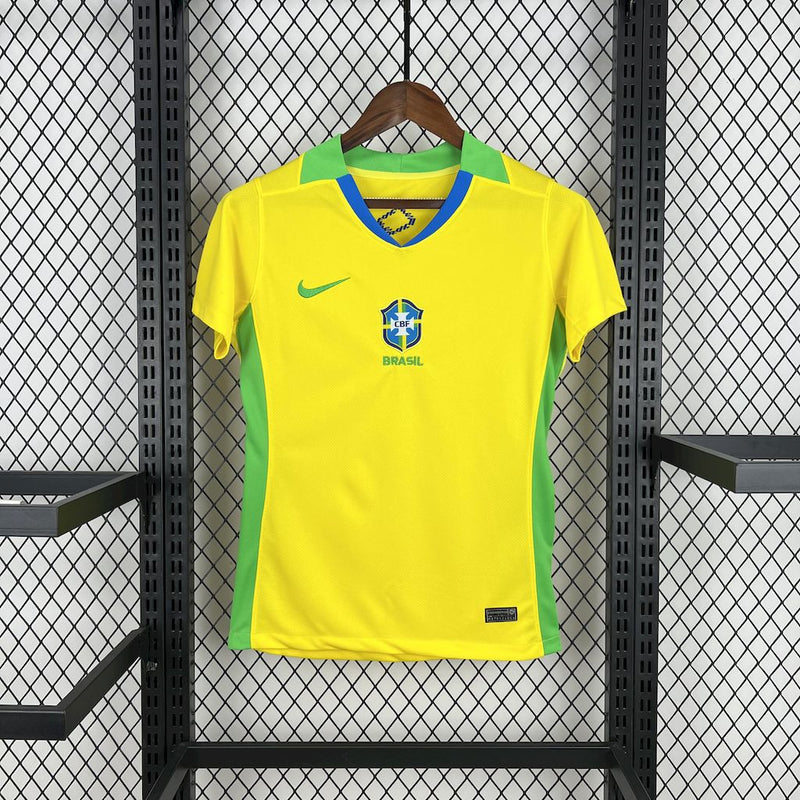 BRAZIL WOMEN'S SHIRT 25/26 YELLOW