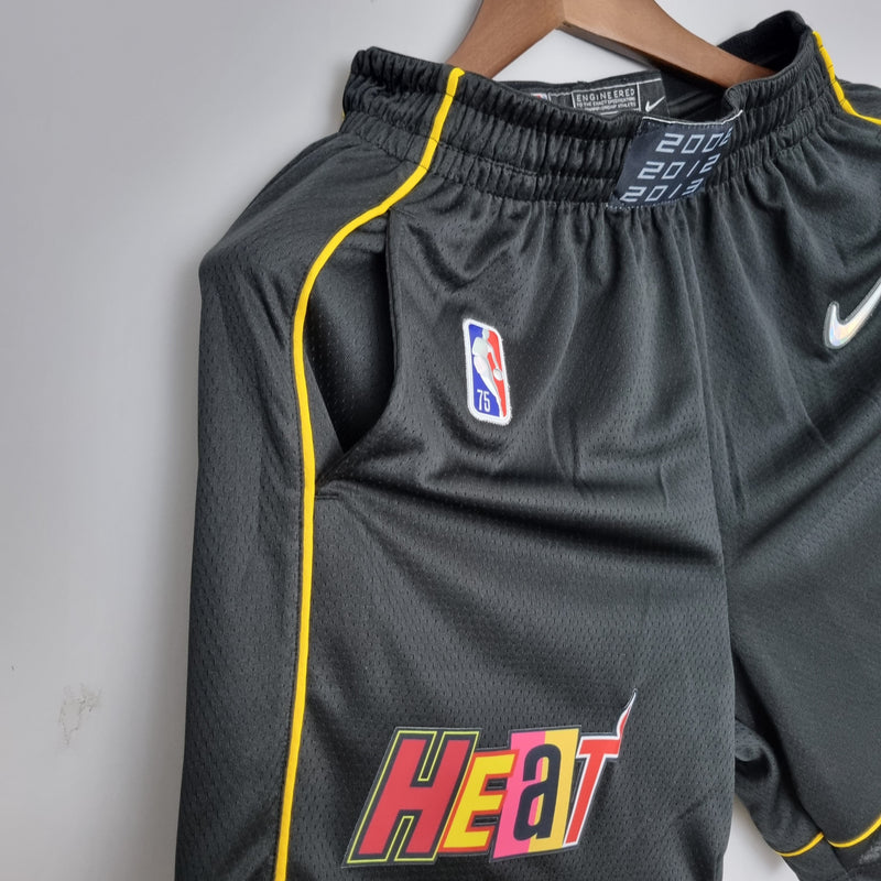 Shorts Miami Heat Urban Edition Black NBA 