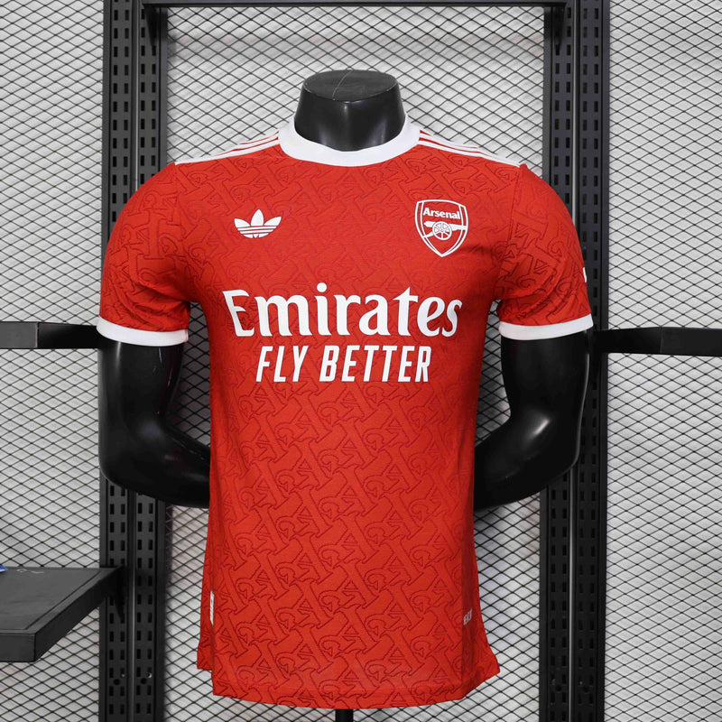ARSENAL 25/26 PLAYER VERSION SHIRT RED