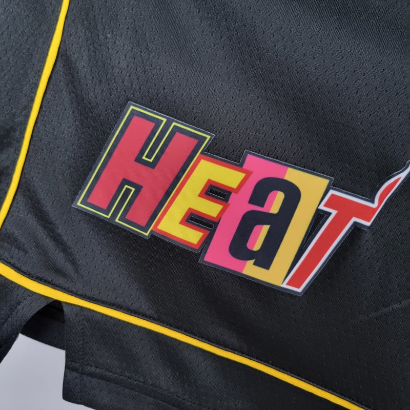 Shorts Miami Heat Urban Edition Black NBA 
