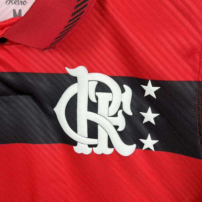 FLAMENGO RETRO SHIRT 95/96 RED AND BLACK 