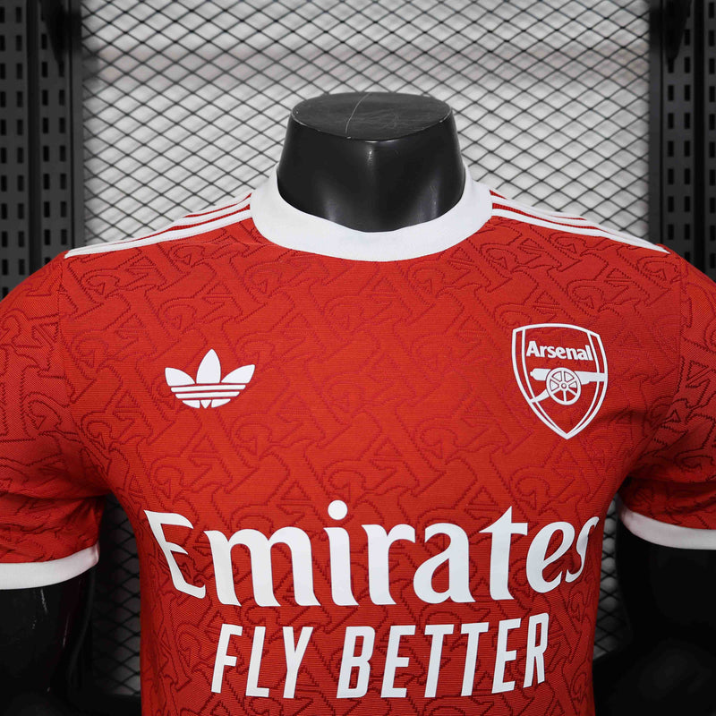 ARSENAL 25/26 PLAYER VERSION SHIRT RED