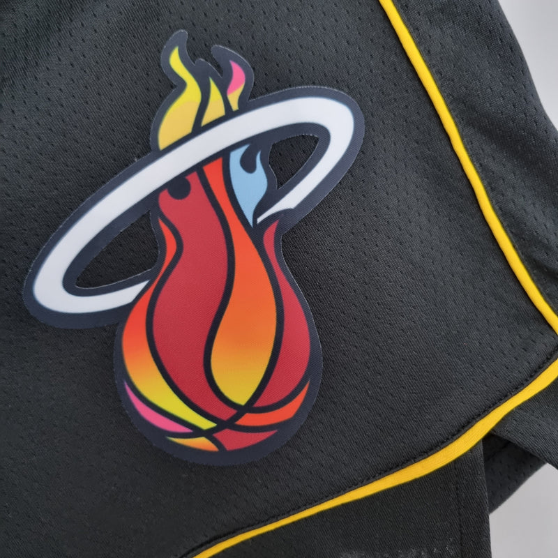 Shorts Miami Heat Urban Edition Black NBA 
