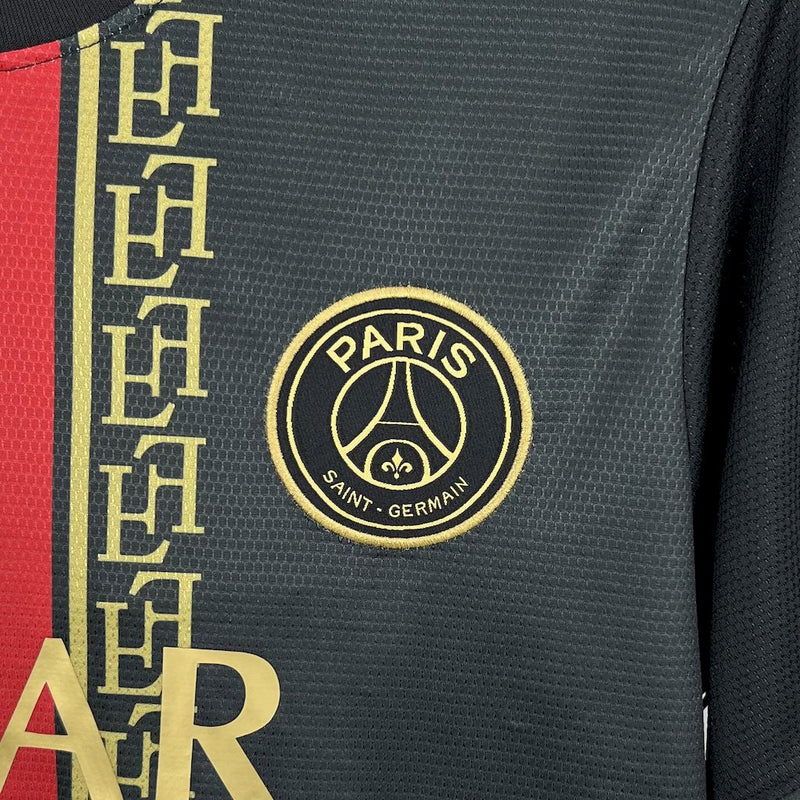 CAMISA DO PSG 25/26 PRETO EDIÇÃO ESPECIAL