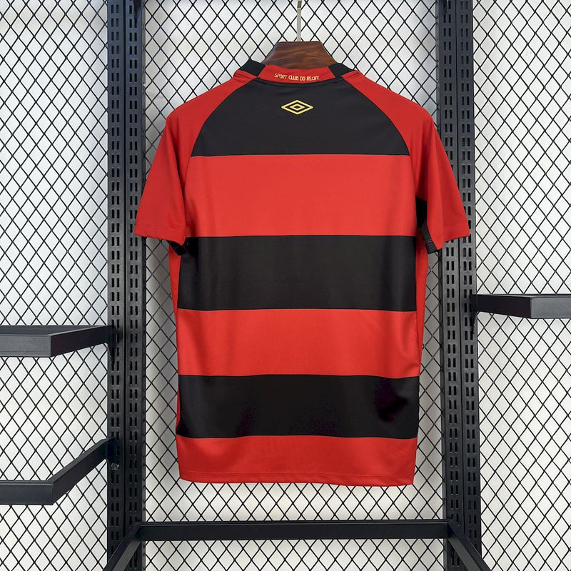 SPORT RECIFE 25/26 SHIRT RED AND BLACK
