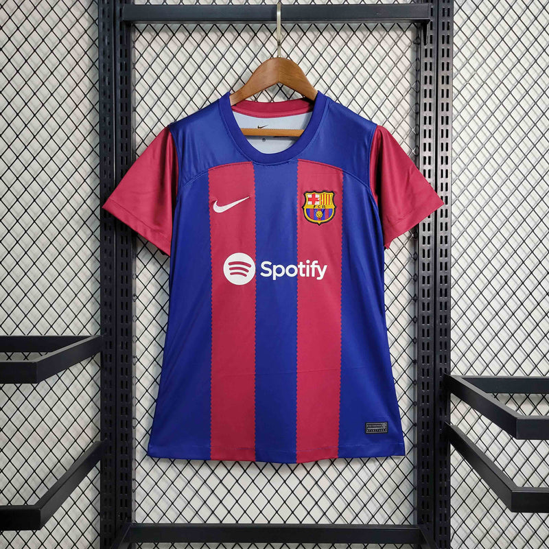 MAILLOT FEMME BARCELONE 25/26 VIOLET ET ROUGE