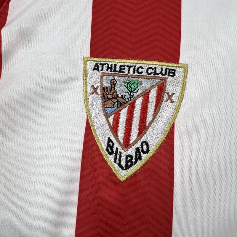 CAMISA RETRÔ DO ATLETIC BILBAO 11/12 VERMELHO E BRANCO