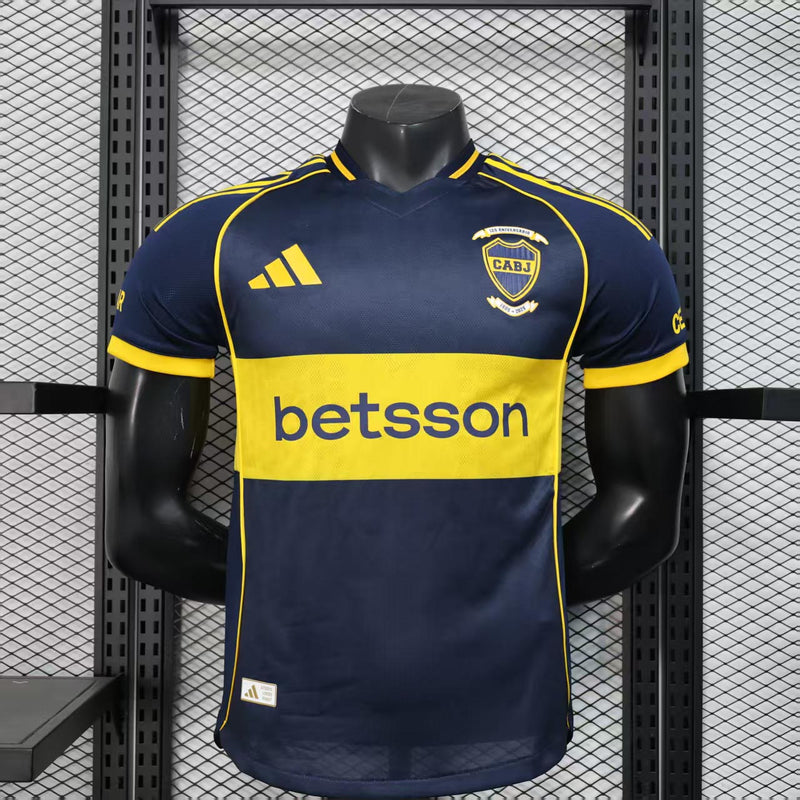 CAMISA VERSÃO PLAYER DO BOCA JUNIORS 25/26 AZUL