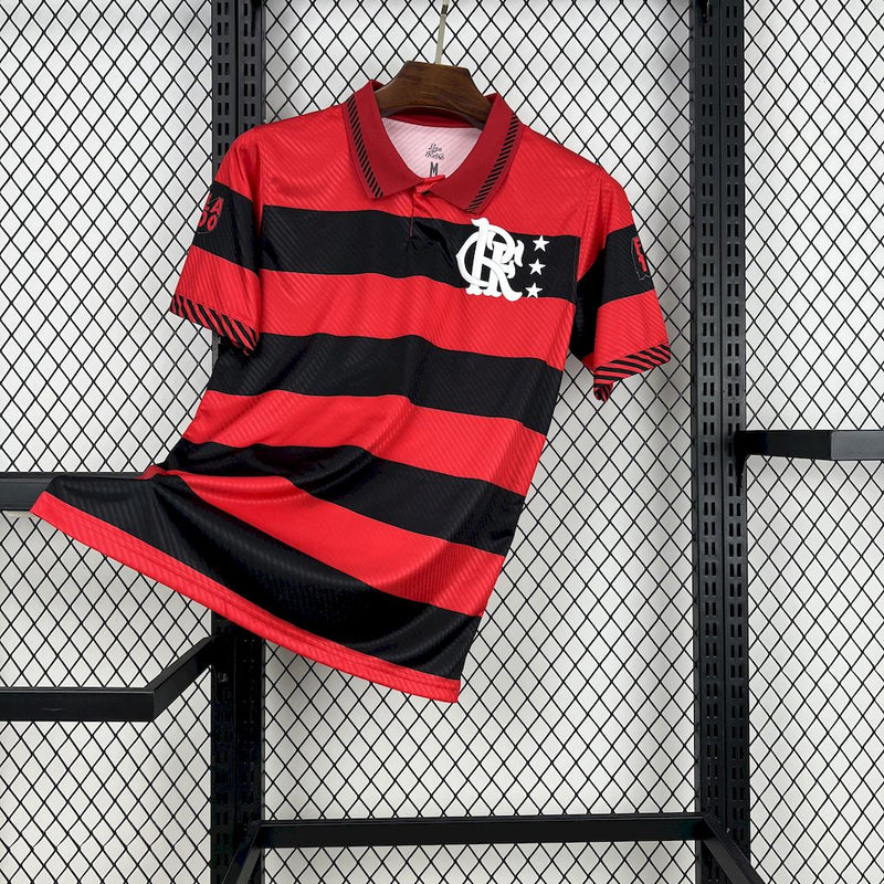 FLAMENGO RETRO SHIRT 95/96 RED AND BLACK 
