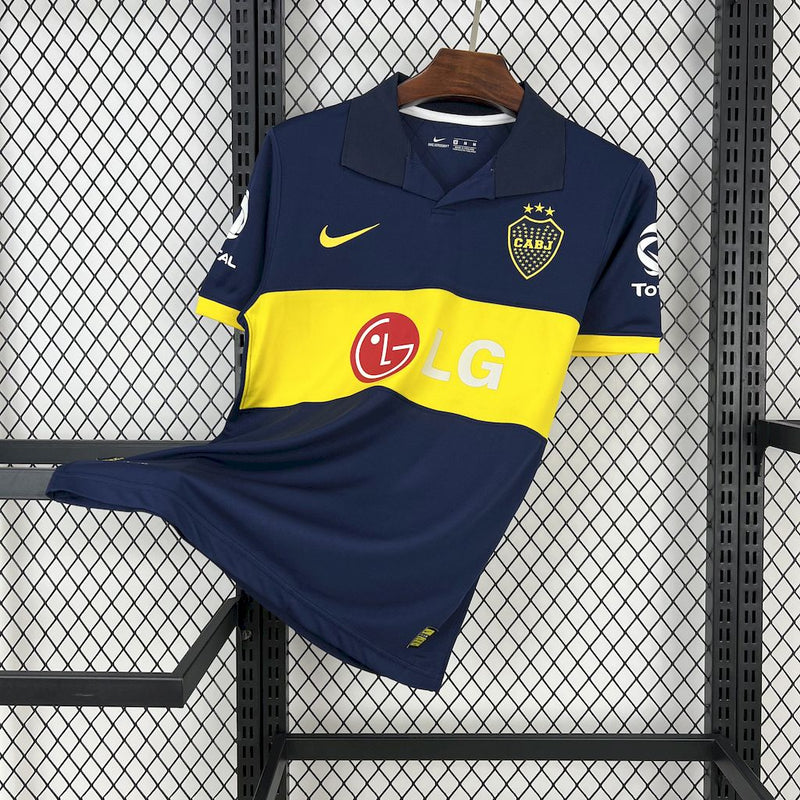 BOCA JUNIORS RETRO SHIRT 09/10 BLUE