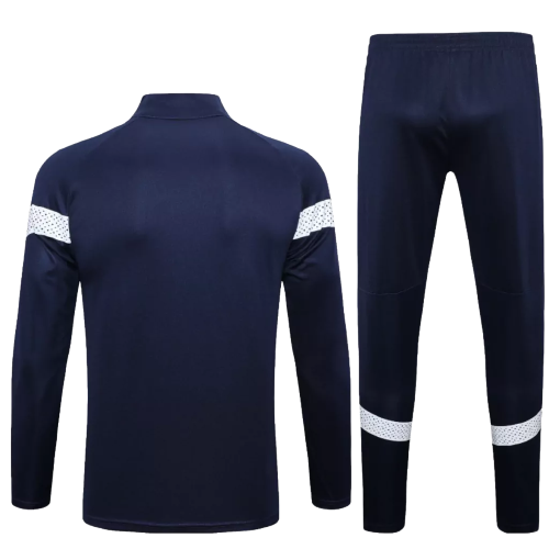 Olympique de Marseille Travel Jacket - Men - Navy Blue